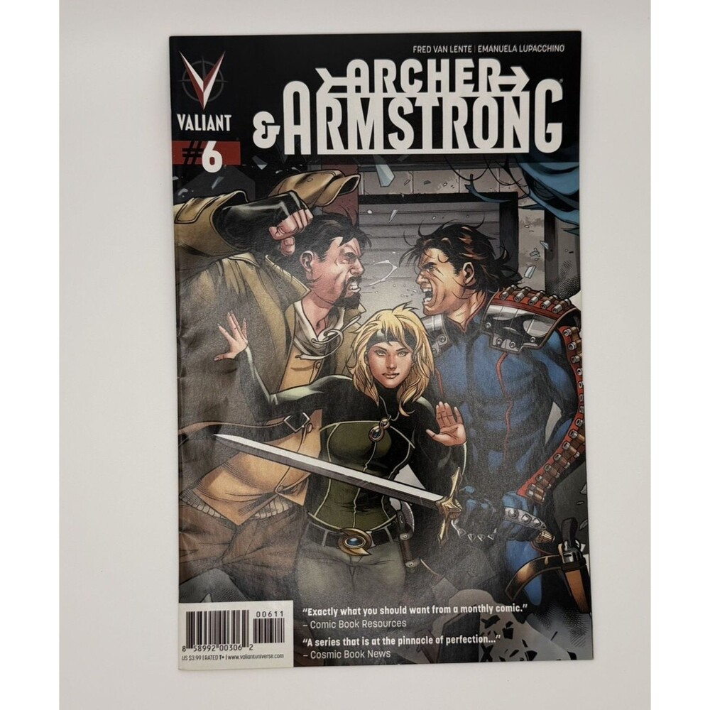 Archer & Armstrong #6 (2012) Valiant Comic First Print Fred Van Lente NM - Picture 3 of 7